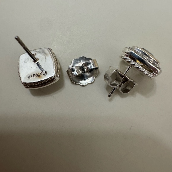 Flawless Authentic Vintage DY Albion Prasiolite Earrings - Picture 4 of 5